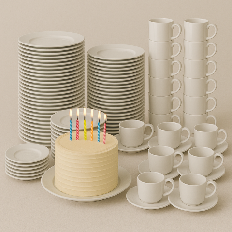 Astiasetti: Kahvi & kakku – noin 30 hlö